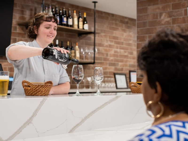 The bar at The Emerson at St. Peters