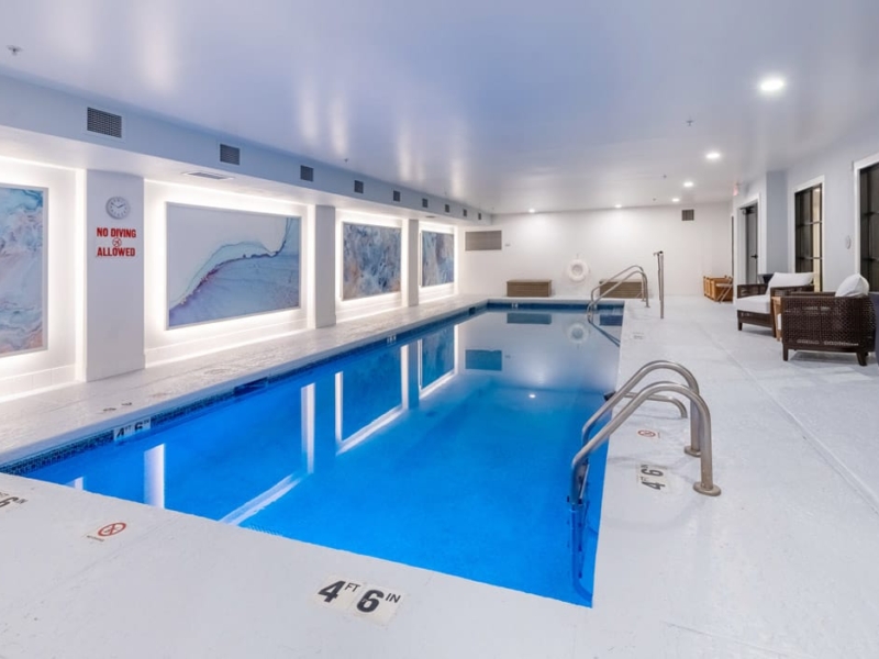 The pool at The Emerson at St. Peters