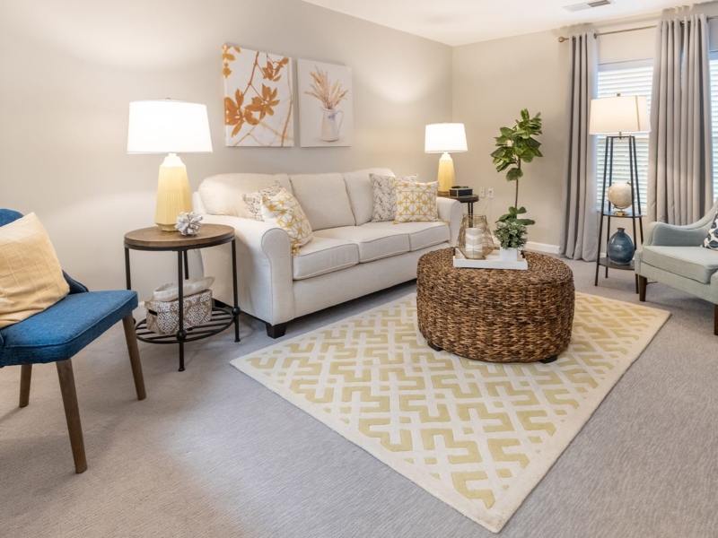 Living room of our senior living community.